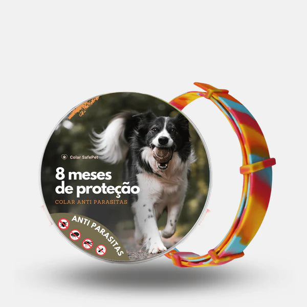 Colar Anti Pulgas e Carrapatos Original - 8 Meses de Proteção